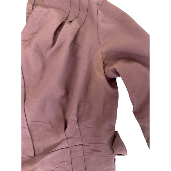 Vintage 1950s Lavender Wiggle Dress with Ornate Buckle Belt – Size Medium - Picture 15 of 16